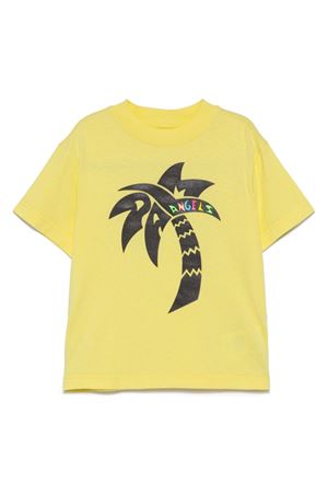 Maglietta con stampa Surf Palm PALM ANGELS KIDS | PBAA003S25JER0061910